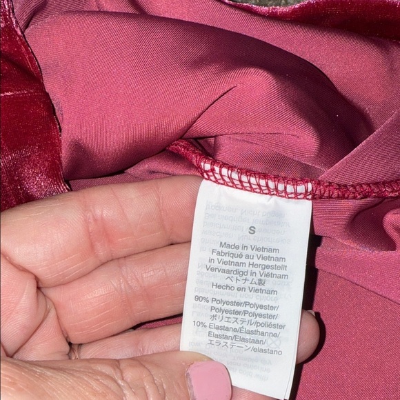 J Crew Elegant Velvet Wrap Top in Rich Red - Small - NWT. B8 - Picture 4 of 4